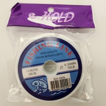 EH-1005   0.3mm 100m transparent fishing line (10 lbs) 12 rolls/pack