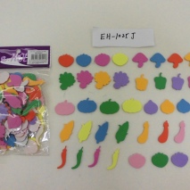 EH-1025J  EVA Stickers ( Vegetables 80 pcs)