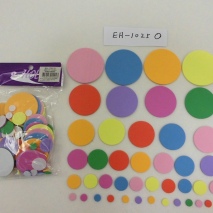 EH-1025O  EVA  Stickers ( Round shape  80 pcs)