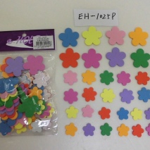 EH-1025P  EVA  Stickers (Flower shape   50 pcs)