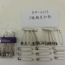 EH-2016  约30個庄3号銀扣針