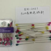 EH-2021  Approx 30 pcs of 5cm dressmaker pins with colours