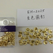 EH-2025  Approx 35 pcs of push pins with gold colour