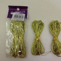 EH-1018A   10  yards Elastic thread in gold color