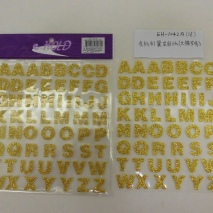 EH-1042A   EVA Glitter Sticker  (Capital Letters)