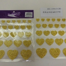 EH-1042D  EVA Glitter Sticker (Heart-shaped)