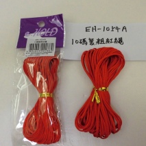 EH-1054A   10 yards thick red rope   36 pack/polybag