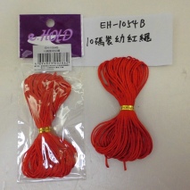 EH-1054B   10 yards thin red rope    36 pack/polybag