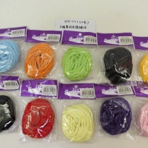 EH-1111  5 yards colored cotton rope       (20 pcs /polybag)