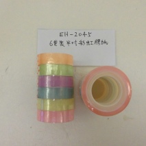 EH-2045   6PCS  RAINBOW TAPE