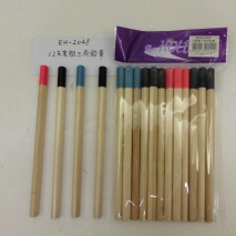 EH-2048   12pcs  thick triangular pencil