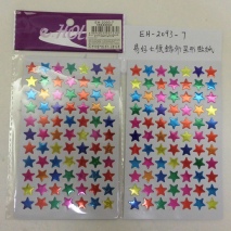 EH-2093-7    5 PCS  STAR  STICKERS