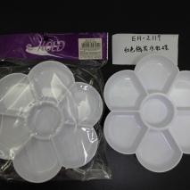 EH-2117     Floral water colour dish (white)     12 pcs /box