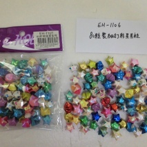 EH-1106        80 pcs small folded lucky star     24 pack/box